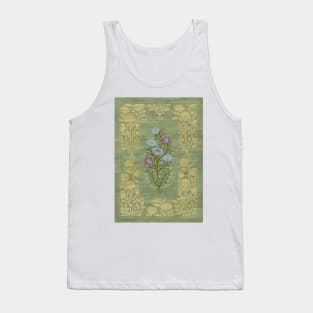 Rose garden (mint) Tank Top